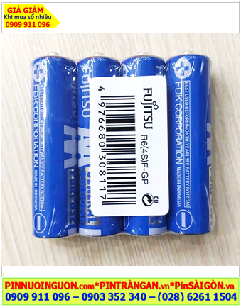 Fujitsu R6(4S)F-GP, Pin tiểu AA 1.5v Fujitsu R6(4S)F-GP General Purpose chính hãng /Gói 4viên